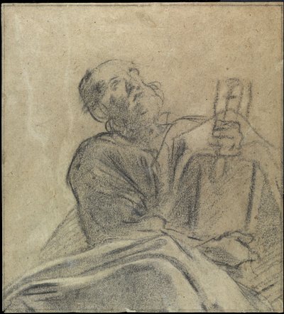 Study of an Apostle by Giacomo Cavedone
